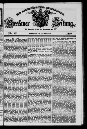 Breslauer Zeitung vom 14.11.1846