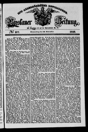 Breslauer Zeitung vom 26.11.1846