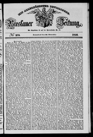 Breslauer Zeitung vom 28.11.1846