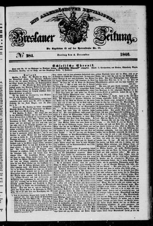 Breslauer Zeitung vom 04.12.1846