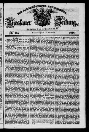 Breslauer Zeitung vom 17.12.1846