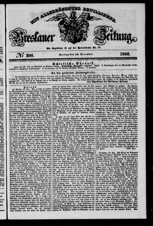 Breslauer Zeitung vom 18.12.1846