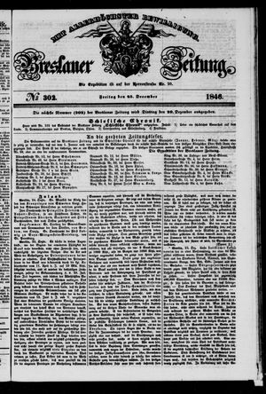 Breslauer Zeitung vom 25.12.1846