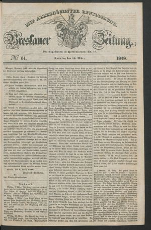 Breslauer Zeitung vom 12.03.1848
