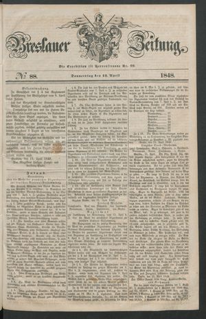 Breslauer Zeitung vom 13.04.1848