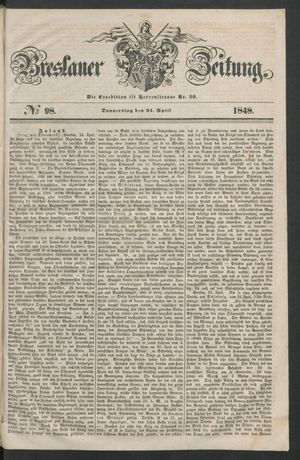 Breslauer Zeitung vom 27.04.1848