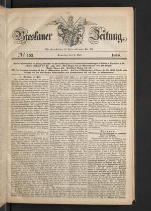 Breslauer Zeitung on Jul 2, 1848