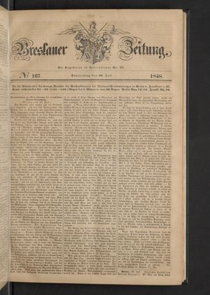 Breslauer Zeitung vom 20.07.1848