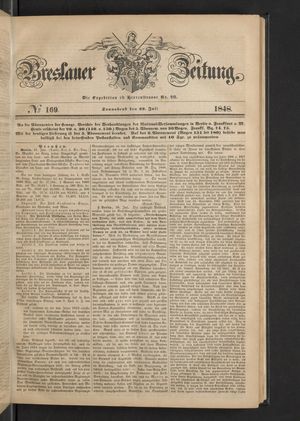 Breslauer Zeitung vom 22.07.1848