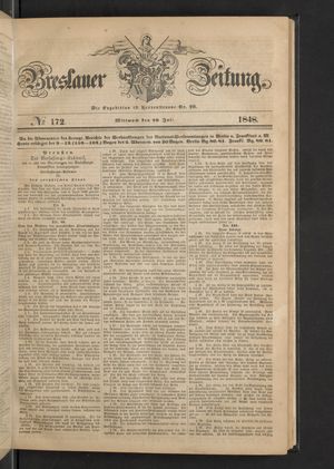 Breslauer Zeitung vom 26.07.1848