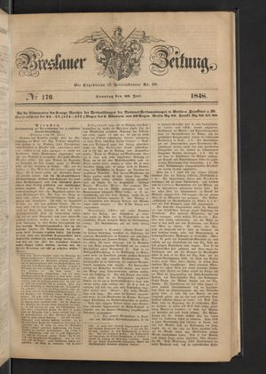 Breslauer Zeitung vom 30.07.1848