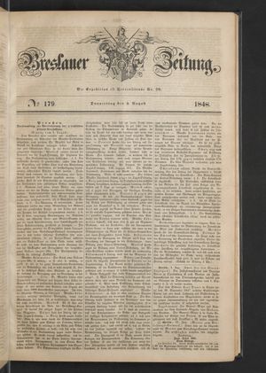 Breslauer Zeitung on Aug 3, 1848