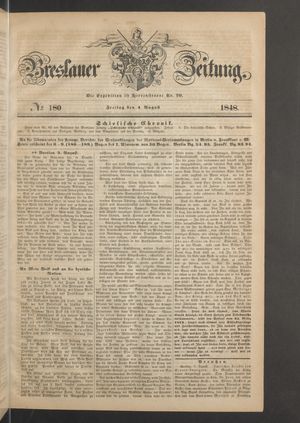 Breslauer Zeitung on Aug 4, 1848