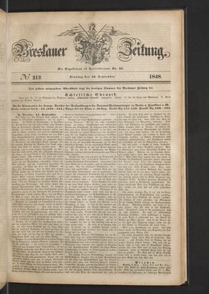 Breslauer Zeitung vom 12.09.1848