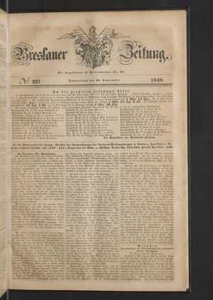 Breslauer Zeitung vom 28.09.1848