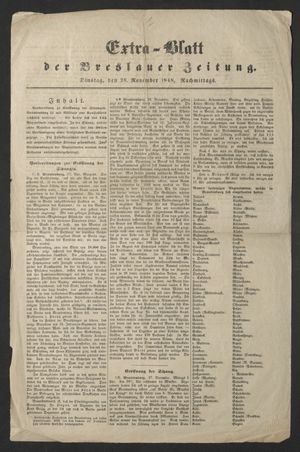 Breslauer Zeitung vom 28.11.1848