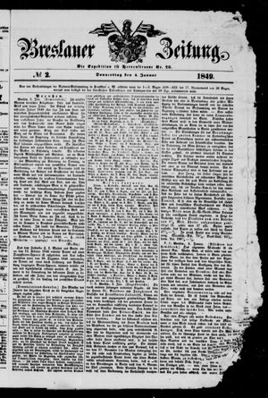 Breslauer Zeitung on Jan 4, 1849