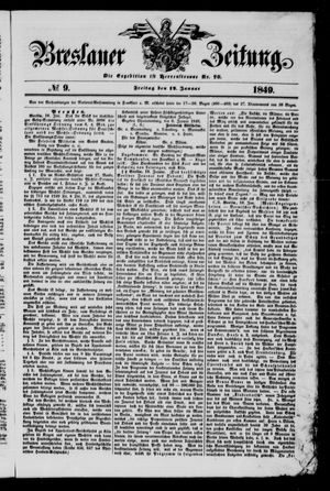 Breslauer Zeitung on Jan 12, 1849