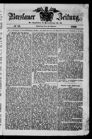 Breslauer Zeitung on Jan 14, 1849