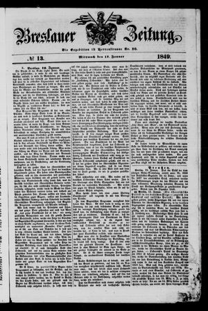 Breslauer Zeitung vom 17.01.1849