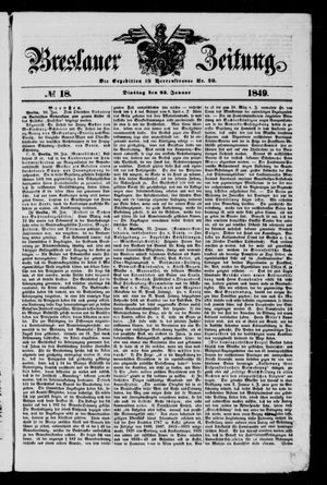 Breslauer Zeitung vom 23.01.1849