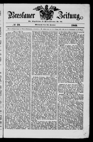 Breslauer Zeitung on Jan 24, 1849