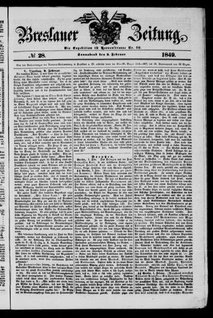 Breslauer Zeitung vom 03.02.1849