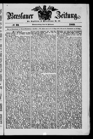 Breslauer Zeitung vom 08.02.1849