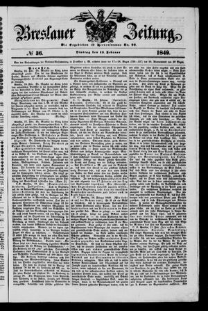 Breslauer Zeitung on Feb 13, 1849