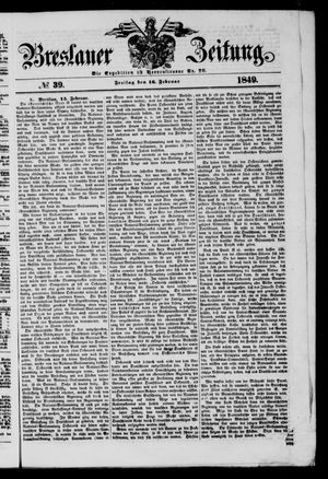 Breslauer Zeitung vom 16.02.1849