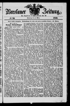Breslauer Zeitung on Mar 4, 1849