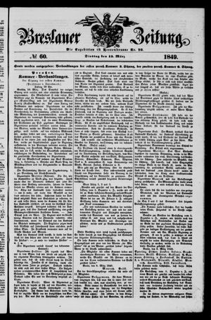 Breslauer Zeitung vom 13.03.1849