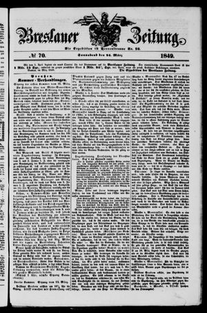 Breslauer Zeitung vom 24.03.1849