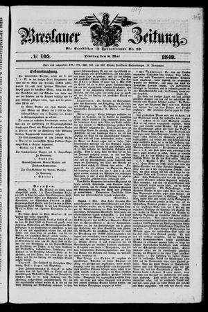 Breslauer Zeitung on May 8, 1849