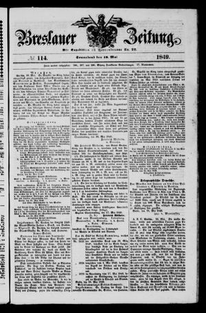 Breslauer Zeitung vom 19.05.1849
