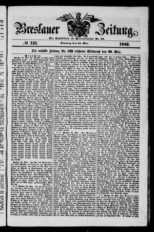 Breslauer Zeitung on May 27, 1849