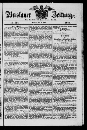 Breslauer Zeitung vom 01.06.1849