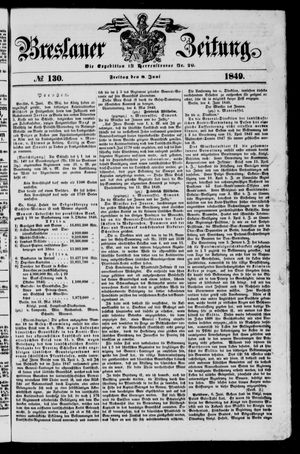 Breslauer Zeitung on Jun 8, 1849