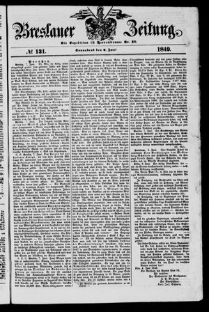 Breslauer Zeitung vom 09.06.1849