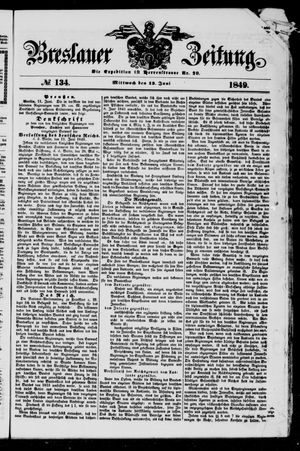 Breslauer Zeitung vom 13.06.1849
