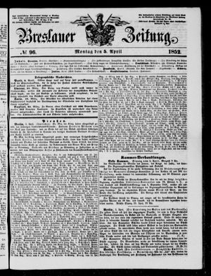 Breslauer Zeitung on Apr 5, 1852
