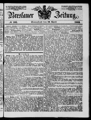 Breslauer Zeitung vom 10.04.1852