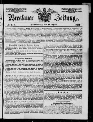 Breslauer Zeitung vom 29.04.1852