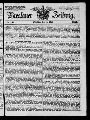 Breslauer Zeitung on May 4, 1852