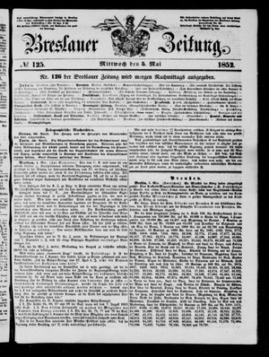 Breslauer Zeitung vom 05.05.1852