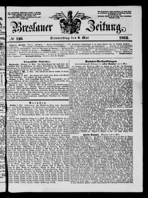 Breslauer Zeitung on May 6, 1852