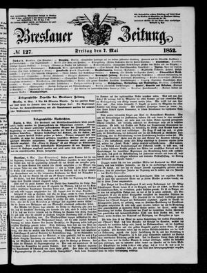 Breslauer Zeitung vom 07.05.1852
