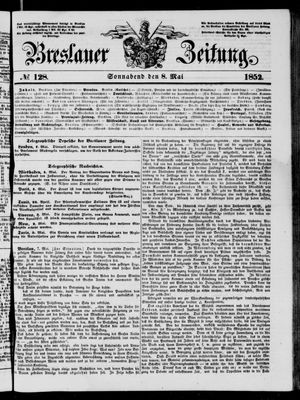 Breslauer Zeitung on May 8, 1852