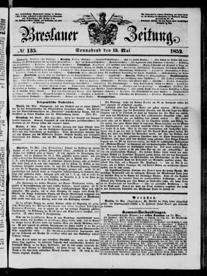 Breslauer Zeitung on May 15, 1852