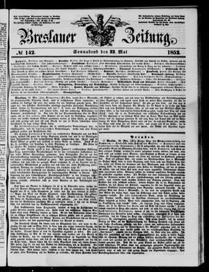 Breslauer Zeitung vom 22.05.1852